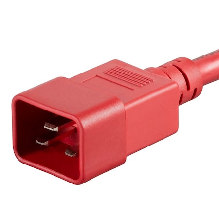 Monoprice Heavy Duty Extension Cord - IEC 60320 C20 to IEC 60320 C19_ 12AWG_ 20A 33627
